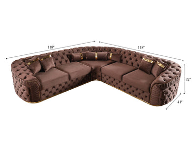 Empi Missouri 118" / 118" Wide Sectional