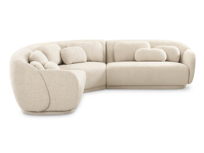 Misty 92.7" / 92.7" Wide Boucle Fabric L Sectional