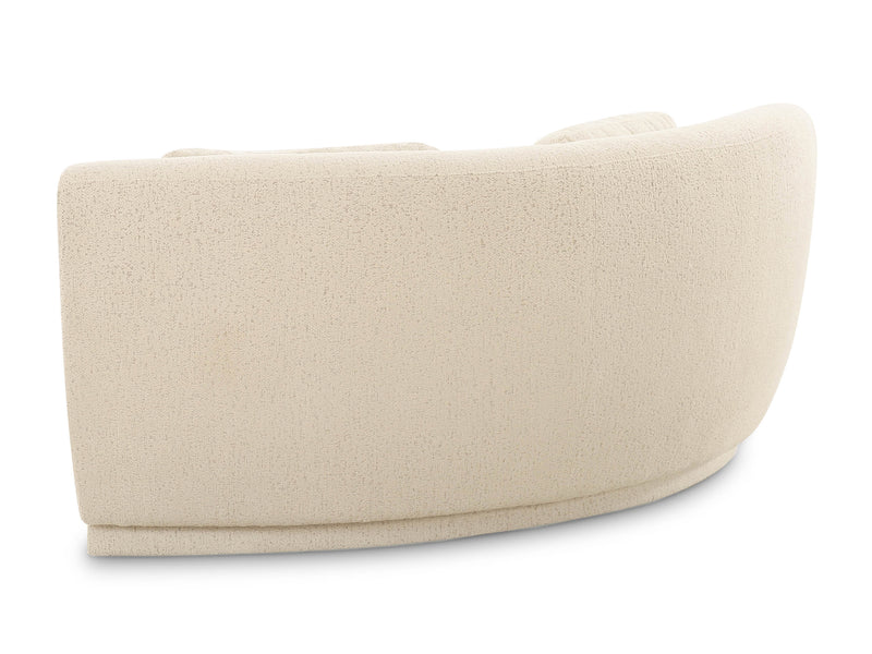 Misty 92.7" / 92.7" Wide Boucle Fabric L Sectional