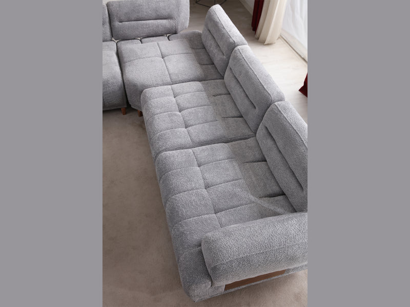 Alfa Mobti 120" / 120" Wide Extendable Sectional