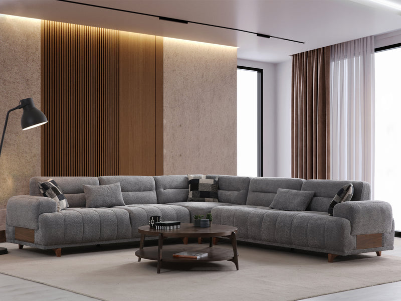 Alfa Mobti 120" / 120" Wide Extendable Sectional