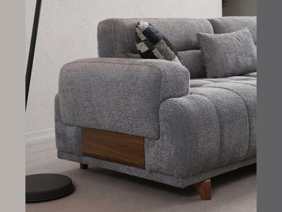 Alfa Mobti 120" / 120" Wide Extendable Sectional