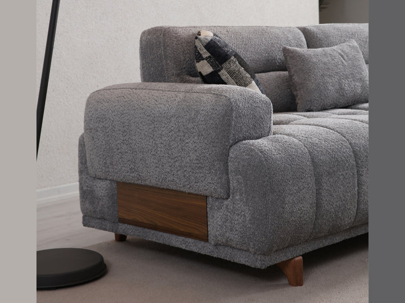 Alfa Mobti 120" / 120" Wide Extendable Sectional