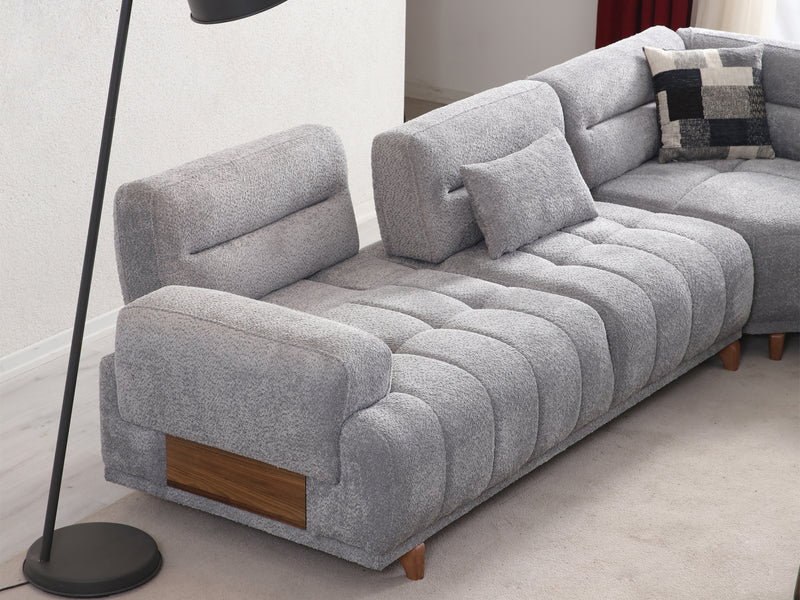 Alfa Mobti 120" / 120" Wide Extendable Sectional