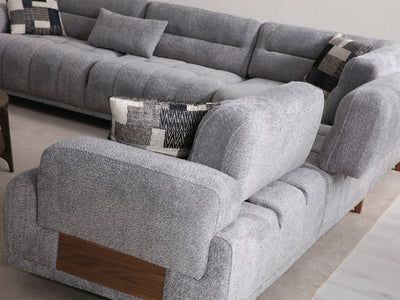 Alfa Mobti 120" / 120" Wide Extendable Sectional
