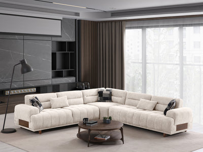 Alfa Mobti 120" / 120" Wide Extendable Sectional