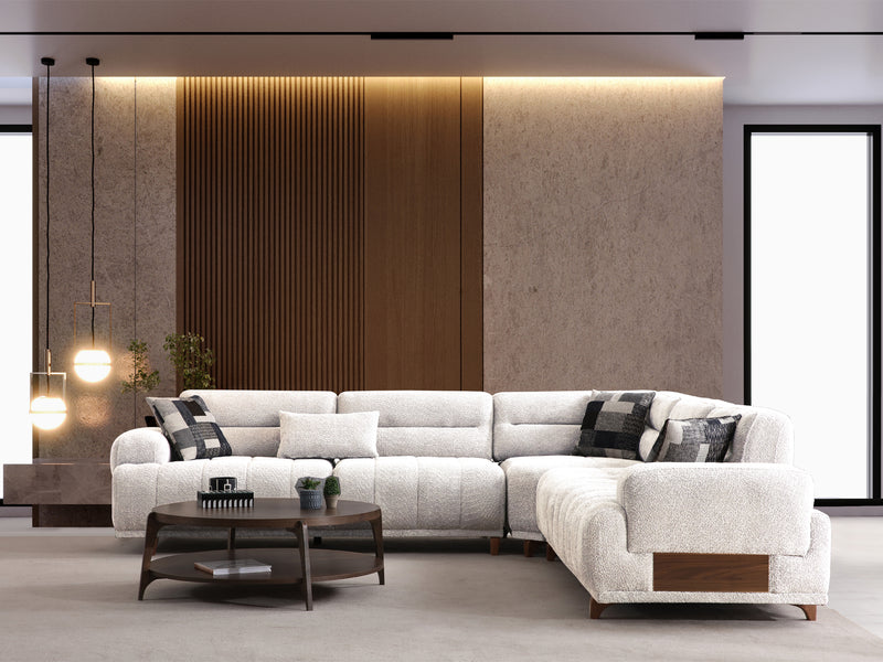 Alfa Mobti 120" / 120" Wide Extendable Sectional