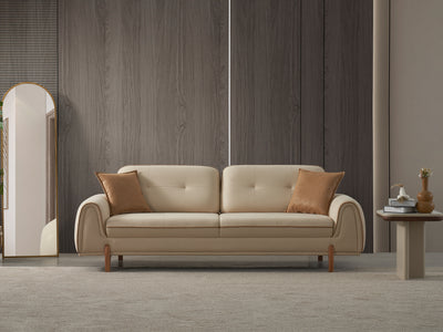 Mocca Sark 92.5" Wide Extendable Sofa