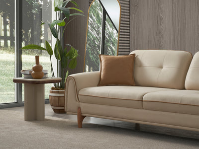 Mocca Sark 92.5" Wide Extendable Sofa