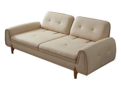 Mocca Sark 92.5" Wide Extendable Sofa