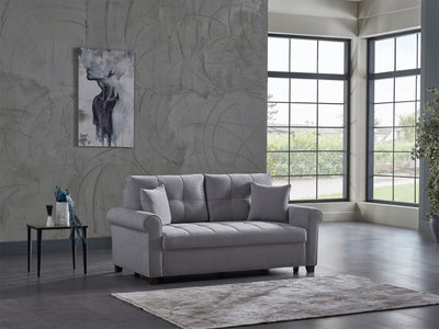 Mocca 74.8" Wide Convertible Loveseat