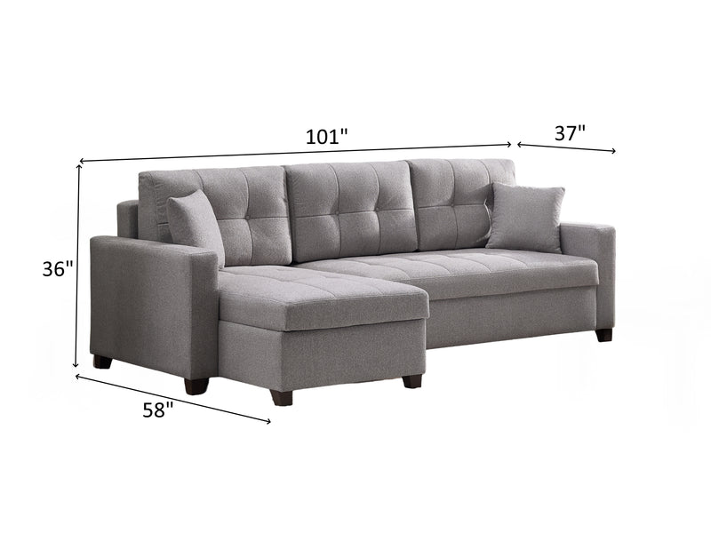 Bellona Istikbal Mocca Convertible Sleeper Sectional