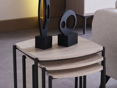 Mona 21.3" Tall Nesting Table