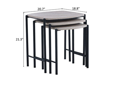 Mona 21.3" Tall Nesting Table