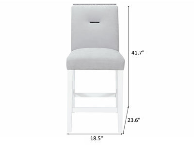 Monaco Glo 4 Person Counter Height Dining Room Set