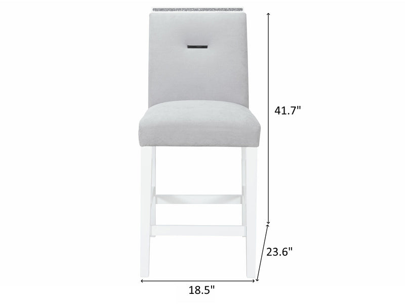 Monaco Glo 4 Person Counter Height Dining Room Set