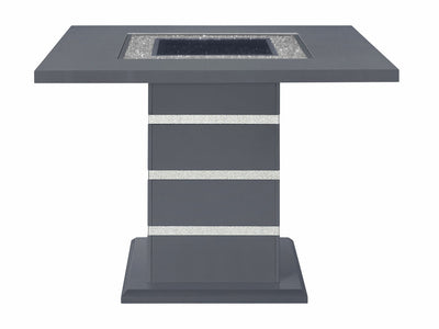 Monaco Glo 4 Person Counter Height Dining Room Set