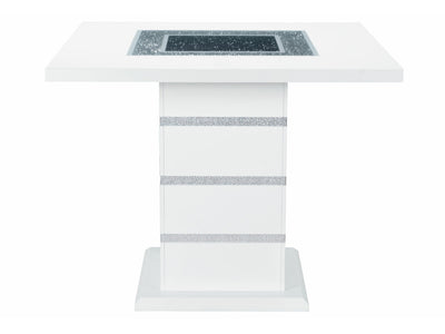 Monaco Glo 4 Person Counter Height Dining Room Set