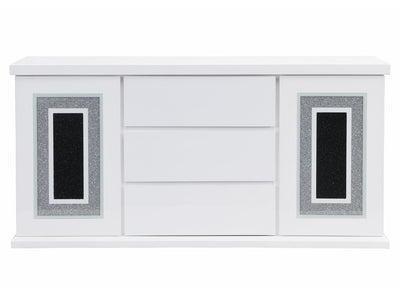 Monaco Glo 4 Person Counter Height Dining Room Set