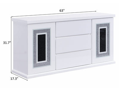 Monaco Glo 6 Person Dining Room Set