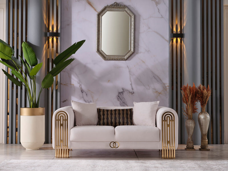 Monaco 73" Wide Rolled Arm Loveseat