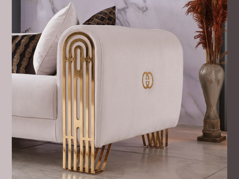 Monaco 73" Wide Rolled Arm Loveseat