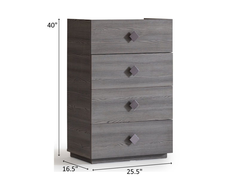 Monacon 25.5" Wide 4 Drawer Chest