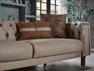 Montego 78.8" Wide Tufted Extendable Loveseat