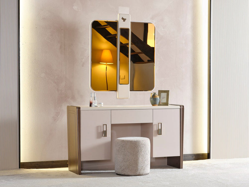 Nirvana Kanss 59" Wide Dresser With Mirror