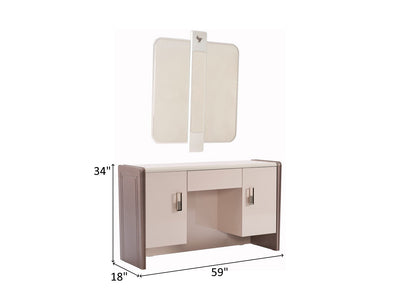 Nirvana Kanss 59" Wide Dresser With Mirror