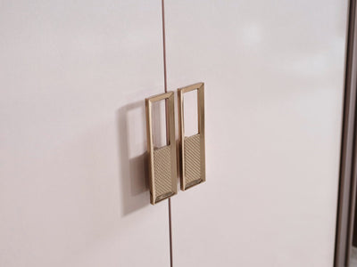 Nirvana Kanss 98" Wide 4 Door Buffet With Mirror