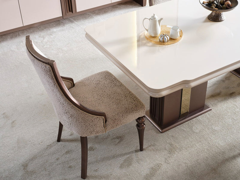 Nirvana Kanss 94" Wide 8 Person Dining Table