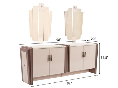 Nirvana Kanss 8 Person Dining Room Set