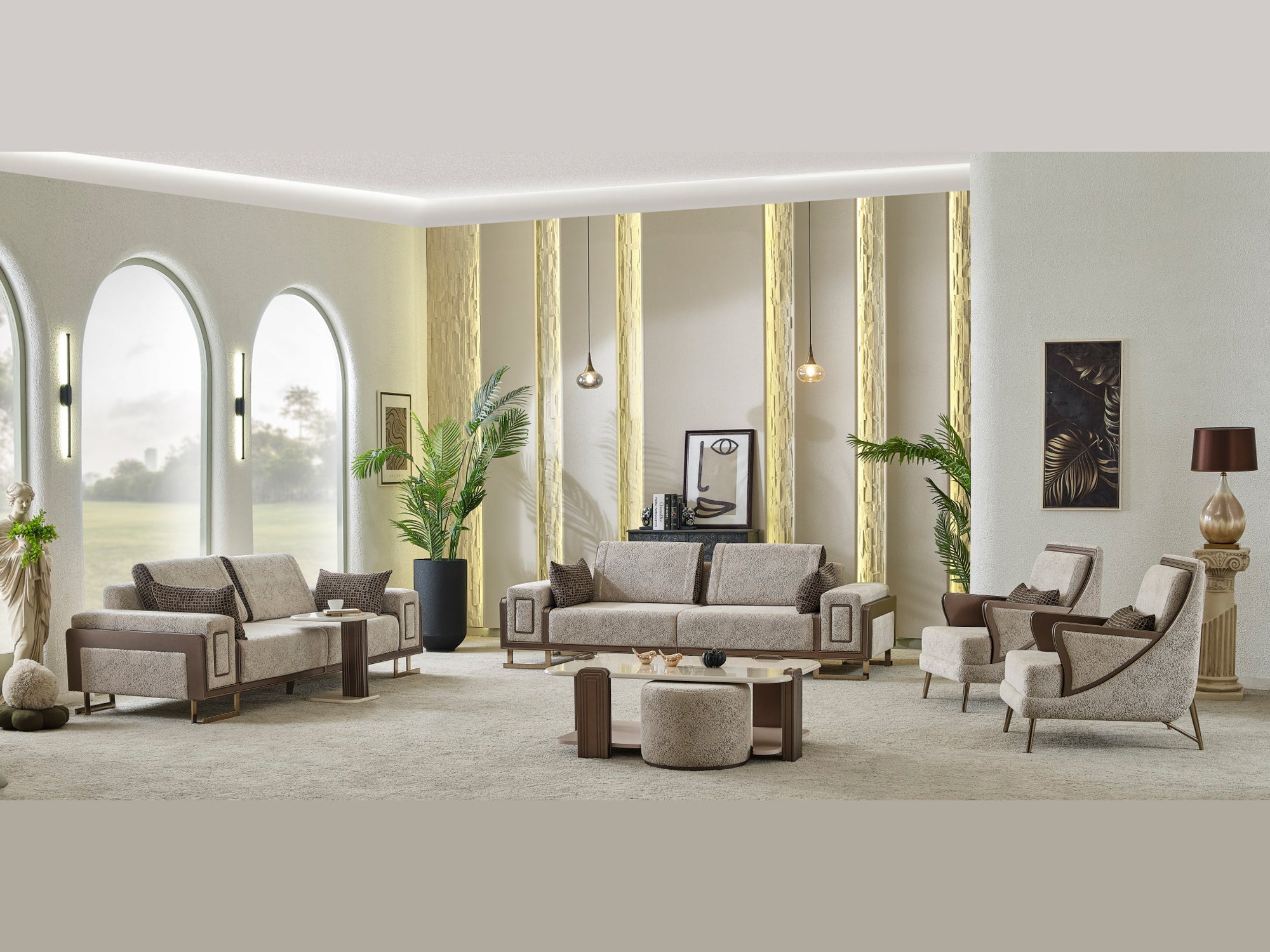 Nirvana Kanss Living Room Set – Istanbul Furniture - Home of Unique ...