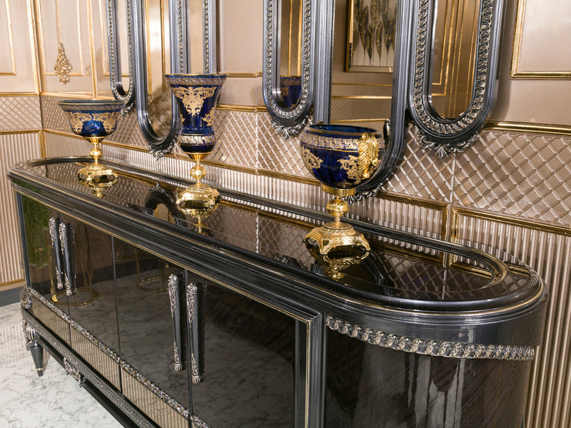 Gloria MyL Traditional 6 Person Dining Room Set