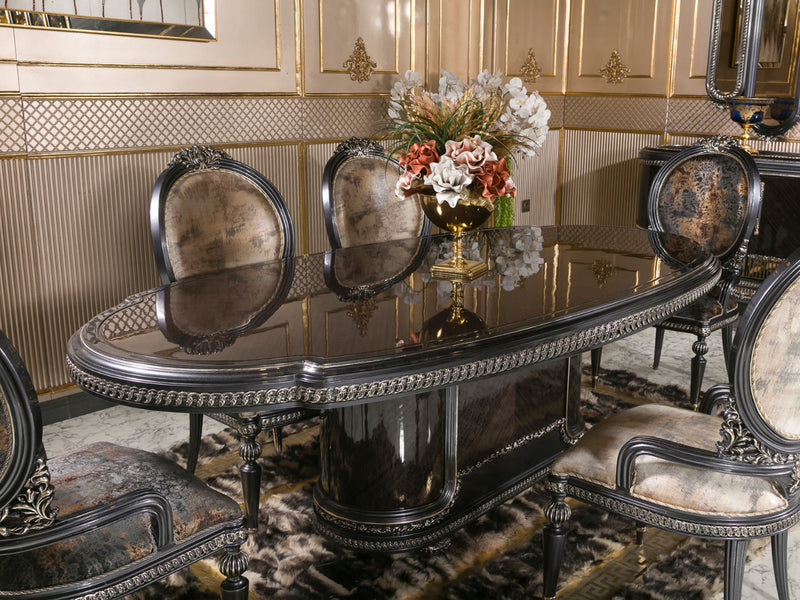 Gloria MyL Traditional 6 Person Dining Room Set