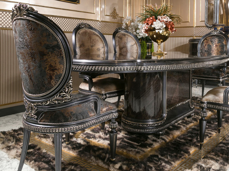 Gloria MyL Traditional 6 Person Dining Room Set