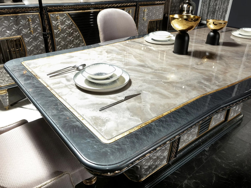 Kristal MyL Traditional 6 Person Dining Room Set