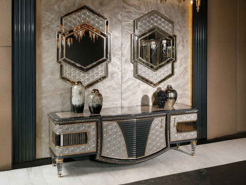 Kristal MyL Traditional 6 Person Dining Room Set