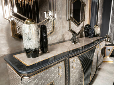 Kristal MyL Traditional 6 Person Dining Room Set