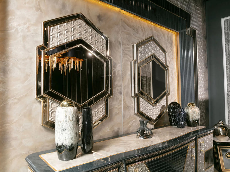 Kristal MyL Traditional 6 Person Dining Room Set