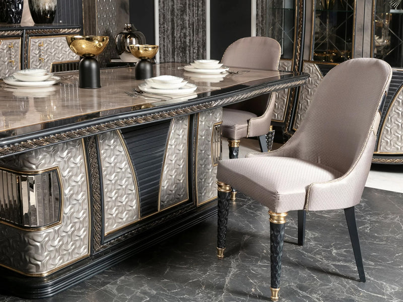 Kristal MyL Traditional 6 Person Dining Room Set