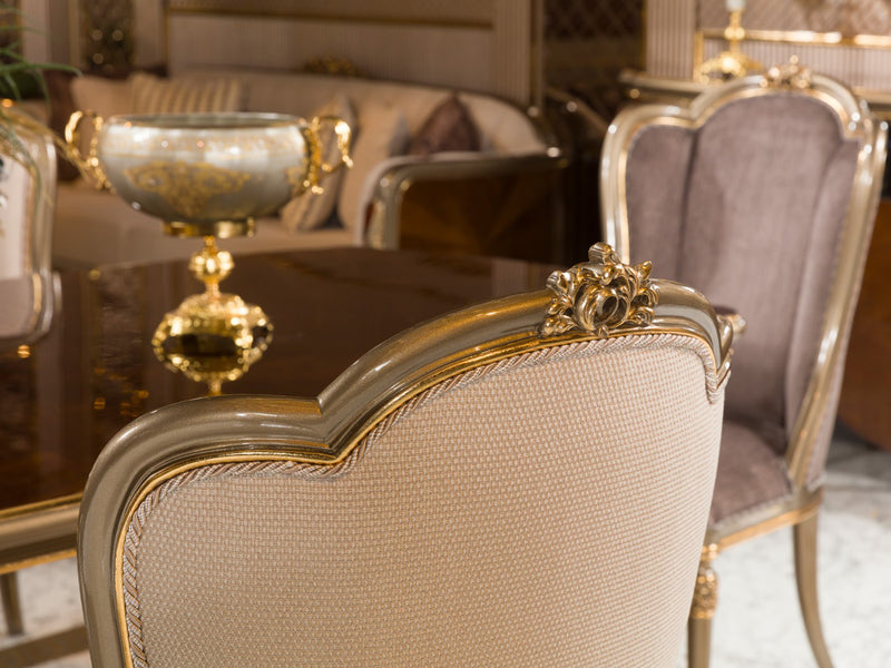 Lucca MyL Traditional 6 Person Dining Room Set