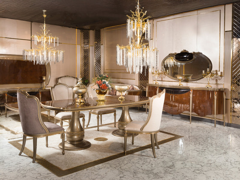 Lucca MyL Traditional 6 Person Dining Room Set