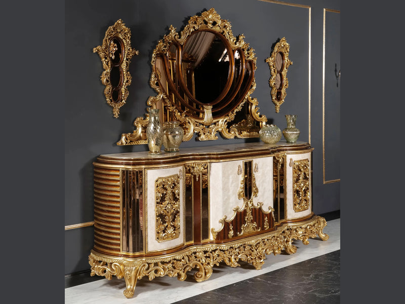 Sehzade MyL 6 Person Traditional Dining Room Set