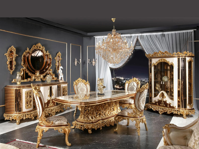 Sehzade MyL 6 Person Traditional Dining Room Set