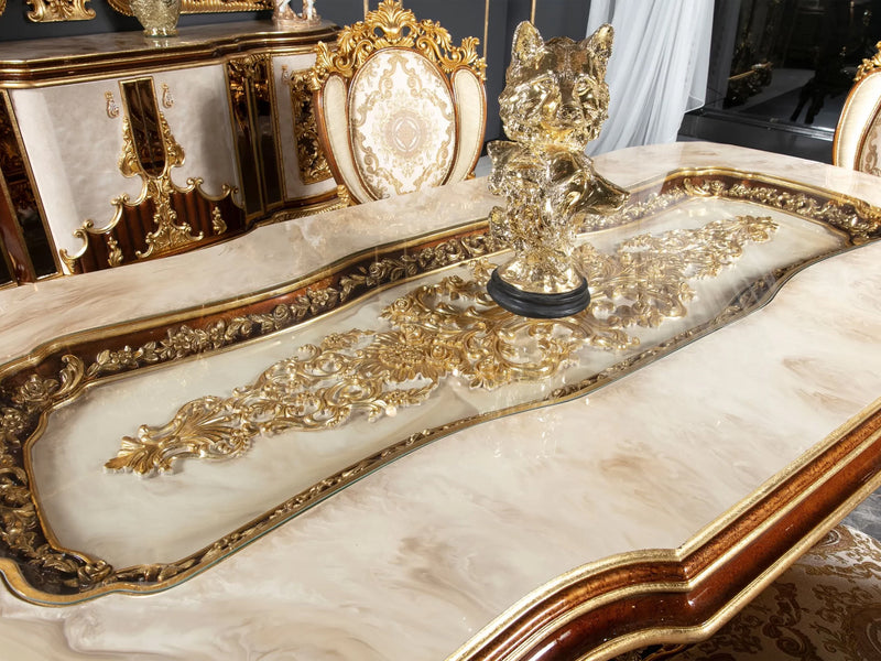 Sehzade MyL 6 Person Traditional Dining Room Set