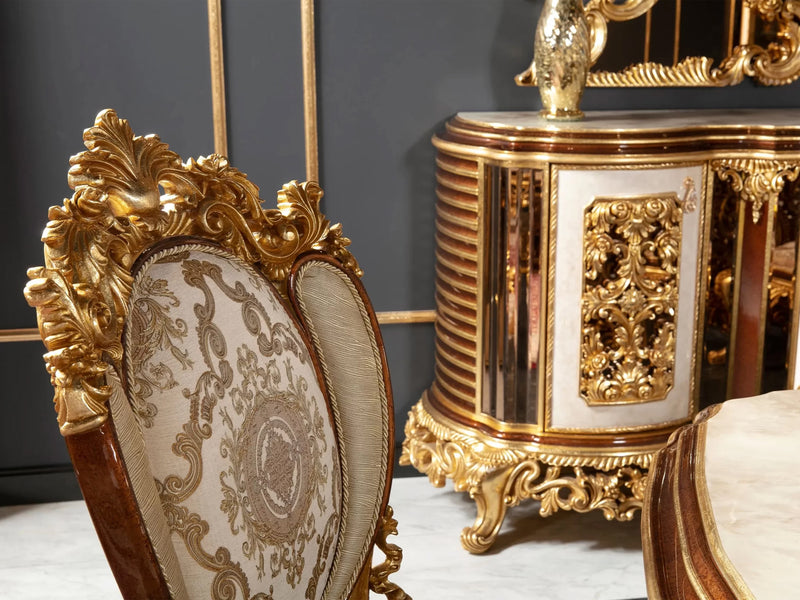 Sehzade MyL 6 Person Traditional Dining Room Set