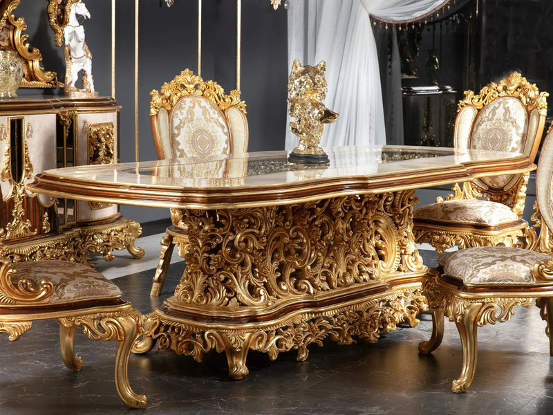 Sehzade MyL 6 Person Traditional Dining Room Set