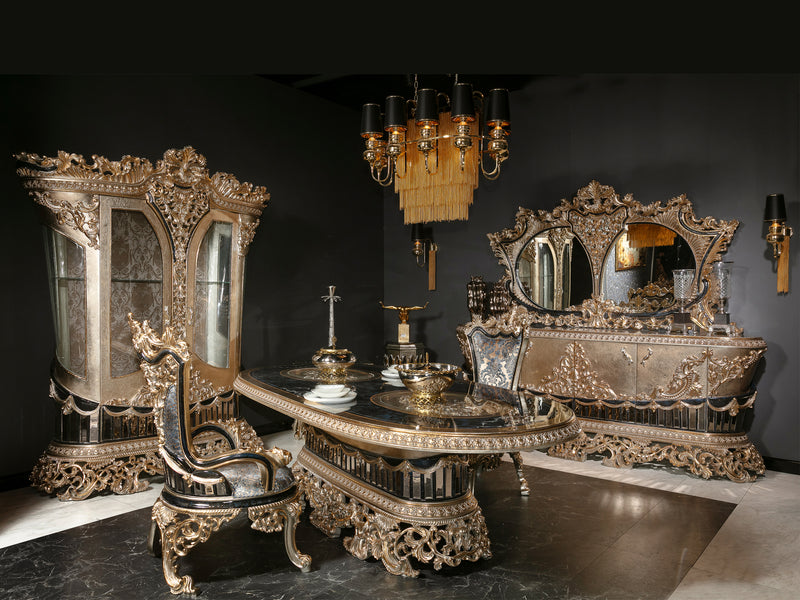 Tac Mahal MyL Traditional 6 Person Dining Room Set